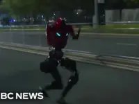 Robots Race to Finish Line in Beijing Half Marathon