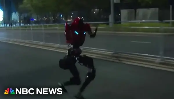 Robots Race to Finish Line in Beijing Half Marathon