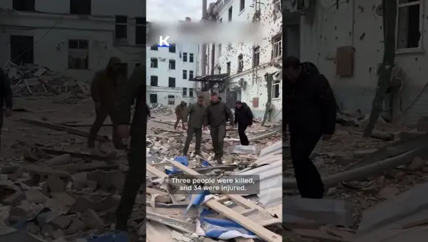 Russia Hits Ukraine Cities, Killing 16 in Missile Barrage