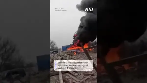 Russia Unleashes Drone Barrage, Hits Ukrainian Cities