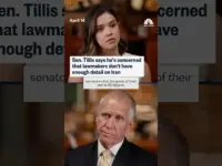 Senator Tillis Demands Clarity on US Goals in Iran Conflict