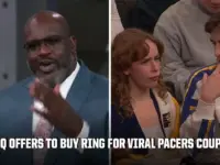 Shaq Catches Viral Couple in Lie, Offers Engagement Ring