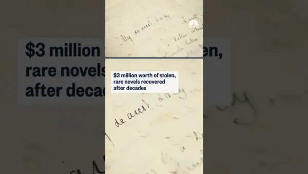 Stolen Rare Books Worth Millions Recovered After 40 Years