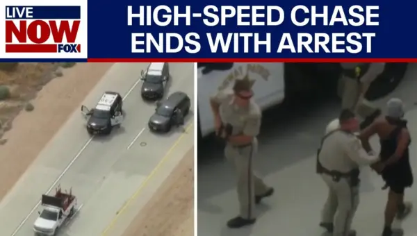 Stolen Truck Chase Ends in Southern California Arrest