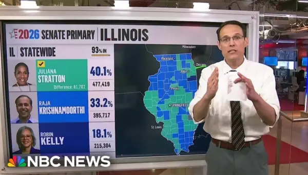 Stratton Pulls Off Upset Illinois Senate Primary Win
