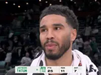 Tatum’s Playoff Return: Celtics Dominate 76ers in Game 1