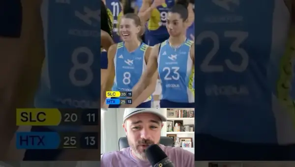 Thompson Dives Under Net for Legal Play!