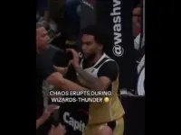 Thunder-Wizards Erupt: 4 Ejected After On-Court Brawl