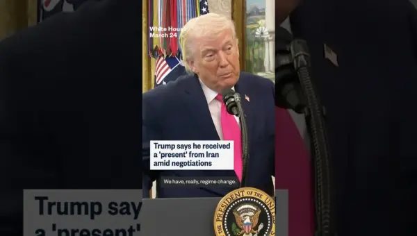 Trump Claims Iran Sent ‘Huge Present’ Amid Talks