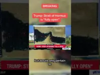 Trump Declares Strait of Hormuz Open, Iran Says Blockade Continues