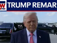 Trump Discusses Tiger Woods, Border Security, and Iran