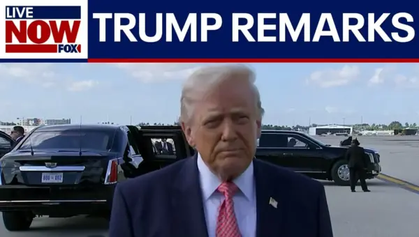 Trump Discusses Tiger Woods, Border Security, and Iran