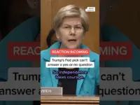 Trump Fed Pick Dodges Key Question on Independence