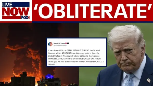 Trump Gives Iran 48 Hours to Open Strait or Face Power Plant Attacks