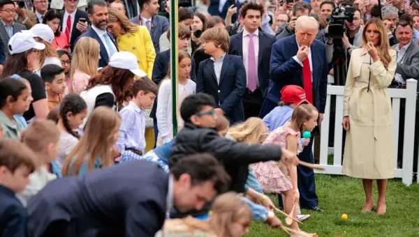 Trump Honors Faith and Might at Easter Roll