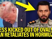 Trump Kicks Press Out Amid Iran Strait Crisis