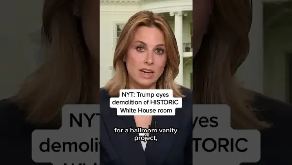 Trump Plans to Demolish Historic White House Room