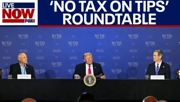 Trump Promotes ‘No Tax on Tips’ in Las Vegas Visit
