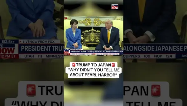 Trump Questions Japan on Pearl Harbor Surprise Attack