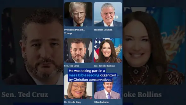 Trump Reads Bible Verse Amid National Prayer Call