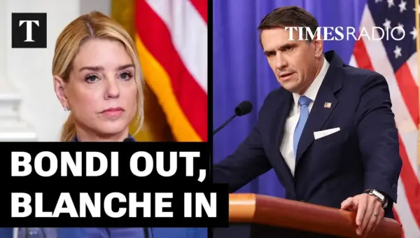 Trump Replaces Attorney General Bondi Amid Epstein Files Controversy