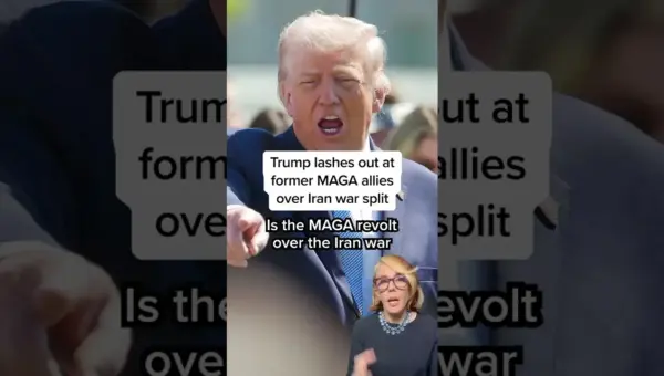 Trump Slams Ex-Allies Over Iran War Stance