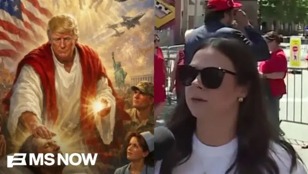 Trump Supporters Upset by ‘AI Jesus’ Post, Iran War