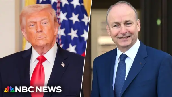 Trump Welcomes Irish Leader, Discusses Trade, Iran Tensions