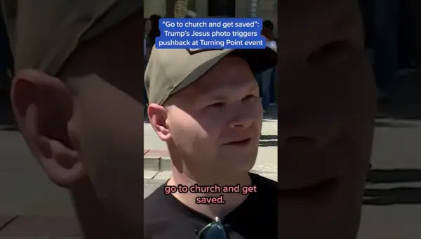 Trump’s AI Jesus Photo Sparks Outrage at Conservative Event