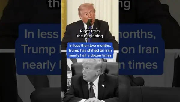 Trump’s Iran Stance Shifts Repeatedly Amid War