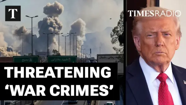 Trump’s Iran Threat Sparks War Crime Accusations
