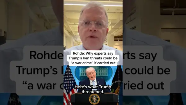 Trump’s Iran Threats Could Be War Crimes, Experts Warn