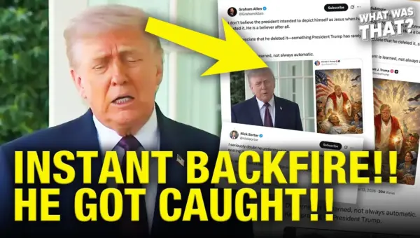 Trump’s Jesus Image Backfires, Sparking Outrage