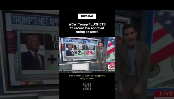 Trump’s Tax Plan Backfires: Approval Rating Plummets