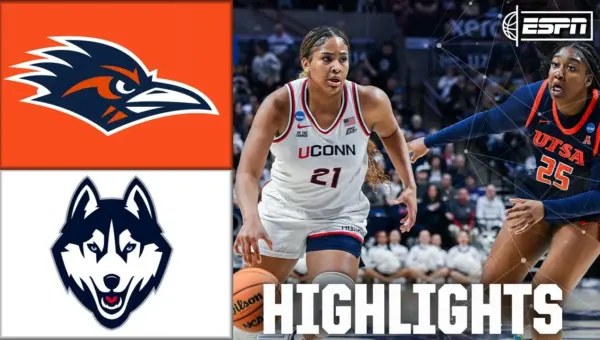 UConn Crushes UTSA 90-52 in NCAA Opener