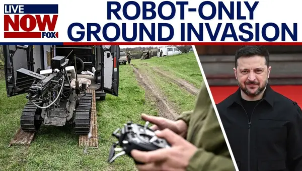 Ukraine Deploys Robot Ground Force to Capture Position