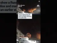 Ukraine Releases Video of Alleged Russian Strike on Responders