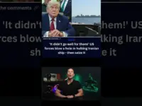 US Navy Blasts Iranian Ship Near Hormuz