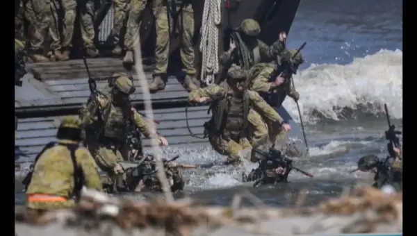 US Troops Train Near China’s Waters, Raising Tensions