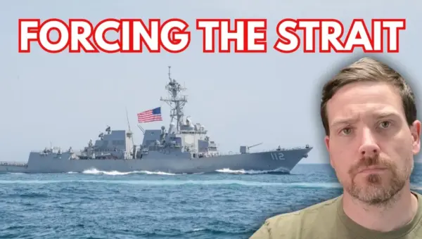 US Warship Tests Iran’s Resolve in Key Strait