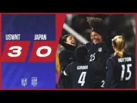 USWNT Shocks Japan 3-0 with Dominant Performance