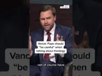 Vance Clashes with Pope Over ‘Wielding the Sword’