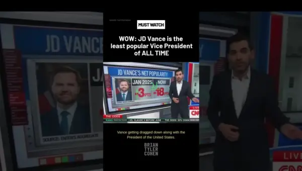 Vance Plummets: VP’s Unpopularity Hits Historic Lows