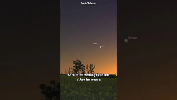 Venus, Jupiter Ignite Sky in Rare Cosmic Dance
