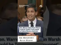 Warren Questions Fed Nominee’s Independence from Trump