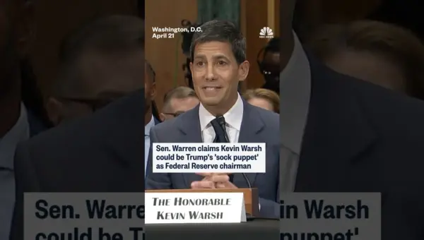 Warren Questions Fed Nominee’s Independence from Trump