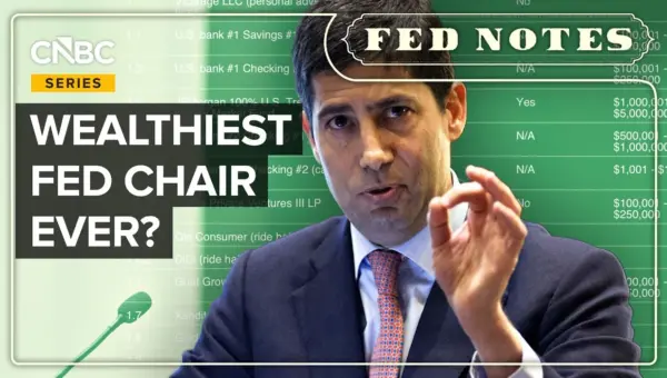 Warsh’s Wealth Could Make Him Richest Fed Chair Ever