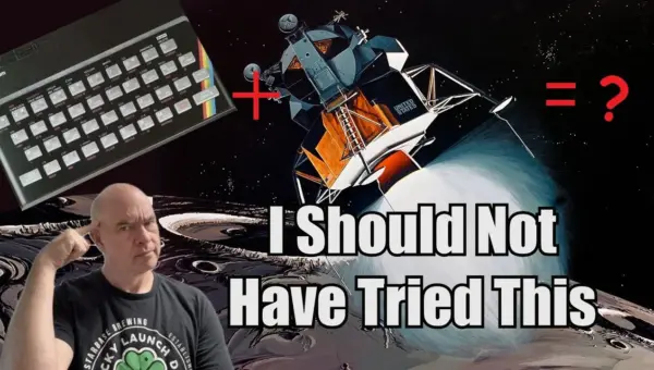 ZX Spectrum Lands Spaceship Using 1982 Tech