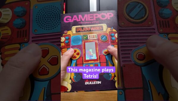 Paper-Thin Tetris Magazine Bends Tech Limits