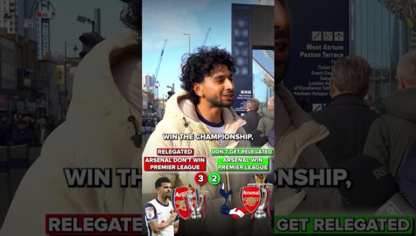 Spurs Relegation vs. Arsenal Title: Fan Divide Revealed